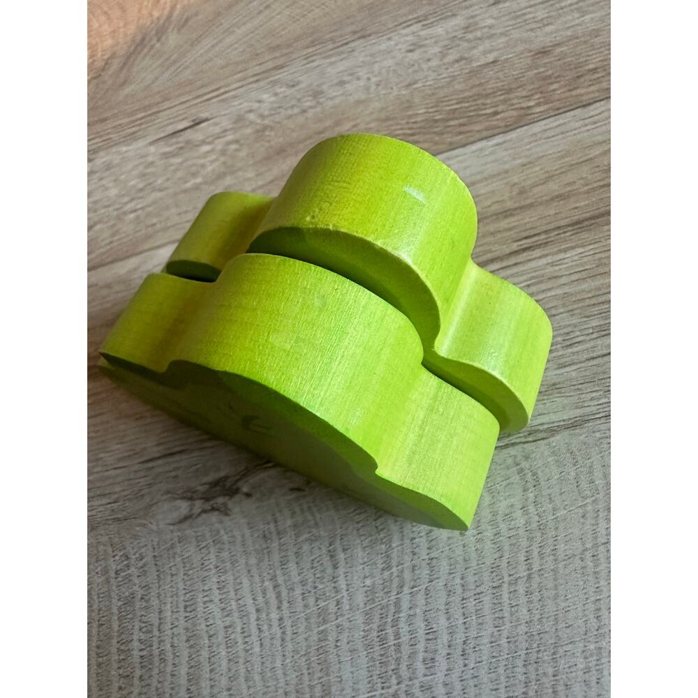 Holztiger Set of 2 Wooden Bushes Green - Picture 2 of 8